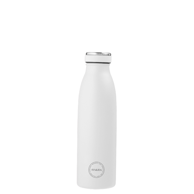 Termoflaske - Winter White - 500ml. -  Aya & Ida