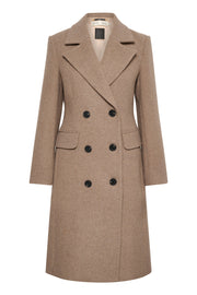 ThoraIW Lapel Coat - Sandy Grey Melange - InWear