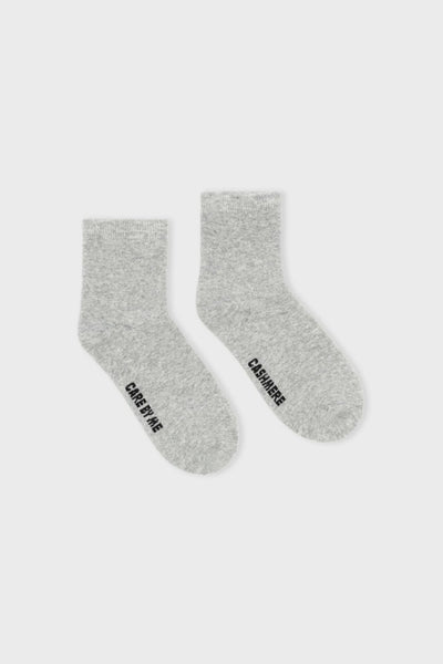 Soft Feet Socks - Sokker - 100% Cashmere - Light Grey - Care by Me