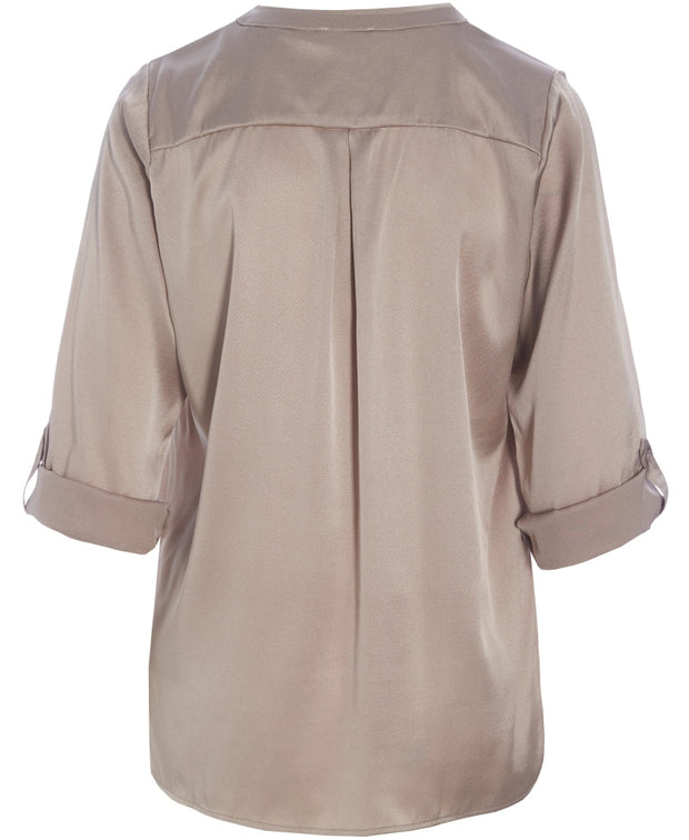 Cille - Shirt with Strap on Sleeves - Cork - Dea Kudibal
