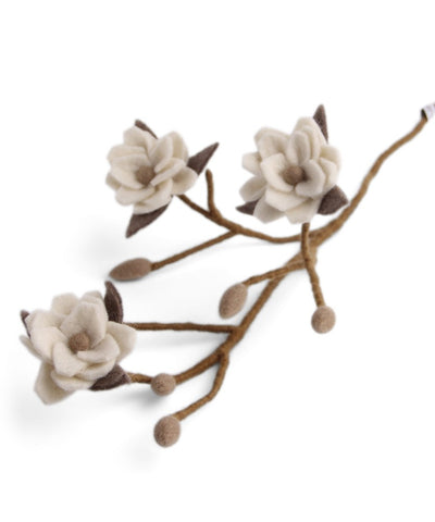 Magnolia Branch W/White Flowers - 60cm - Én Gry & Sif